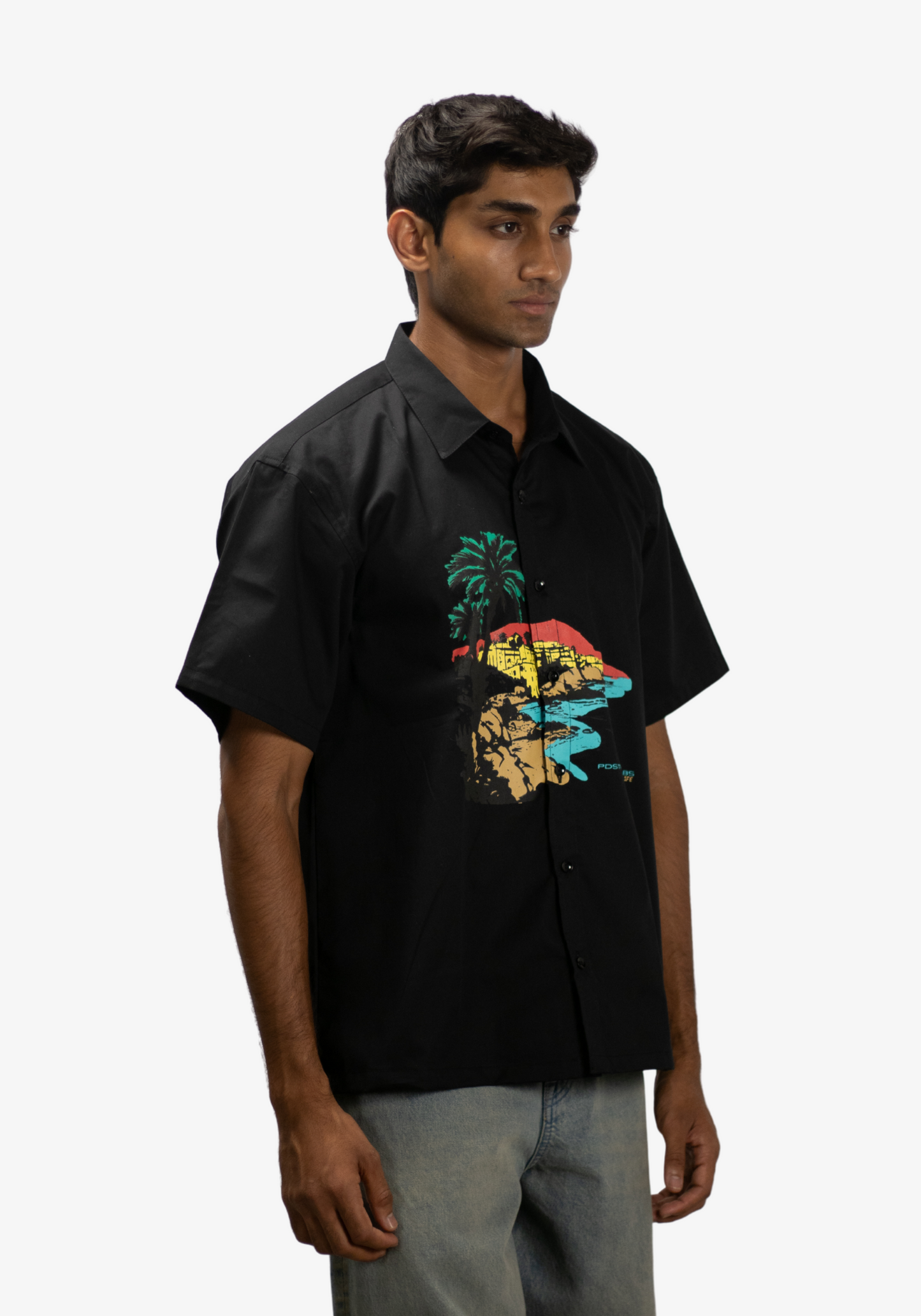 Cliff Side Shirt in Black