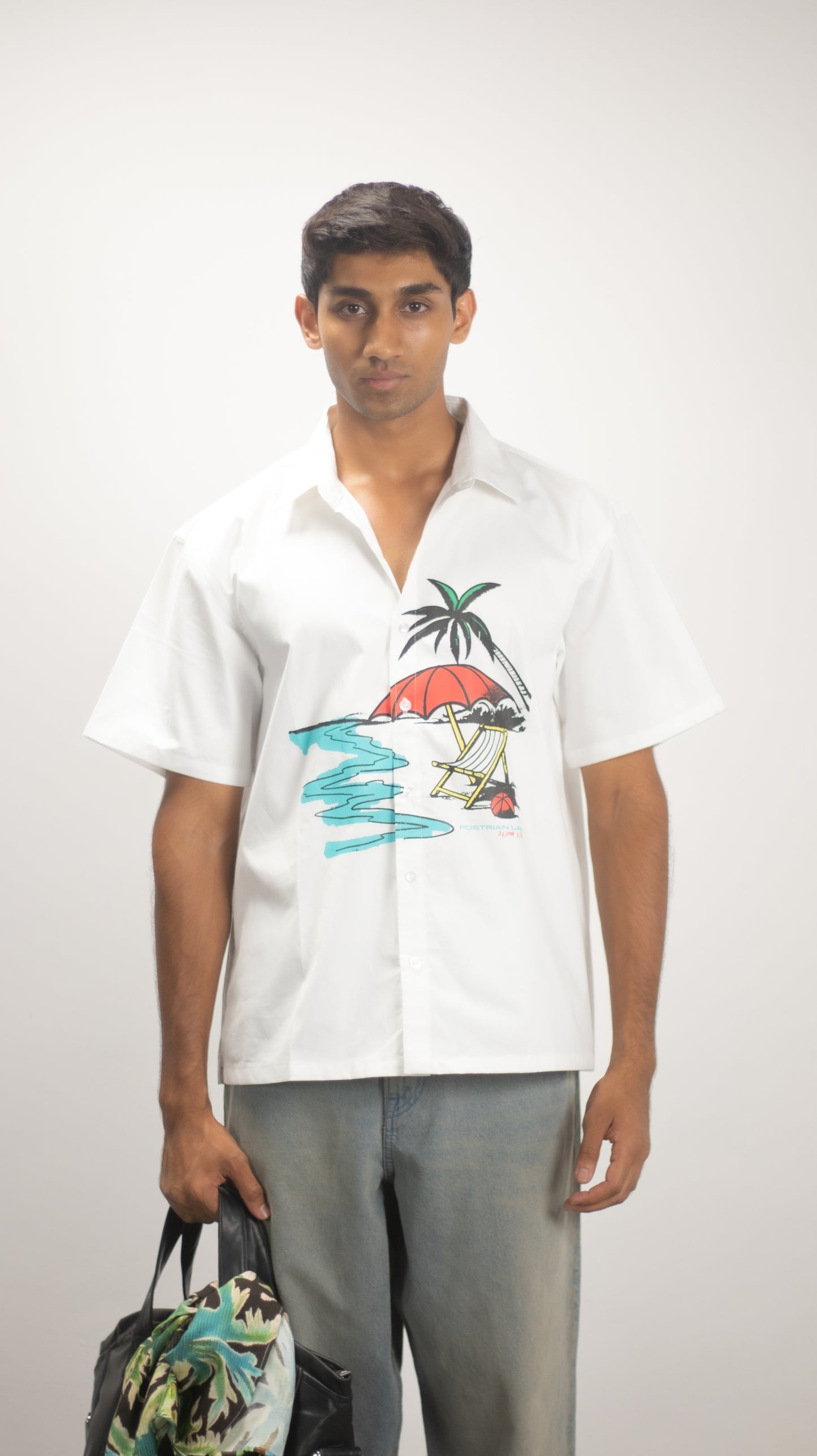 Slow Life Shirt in White