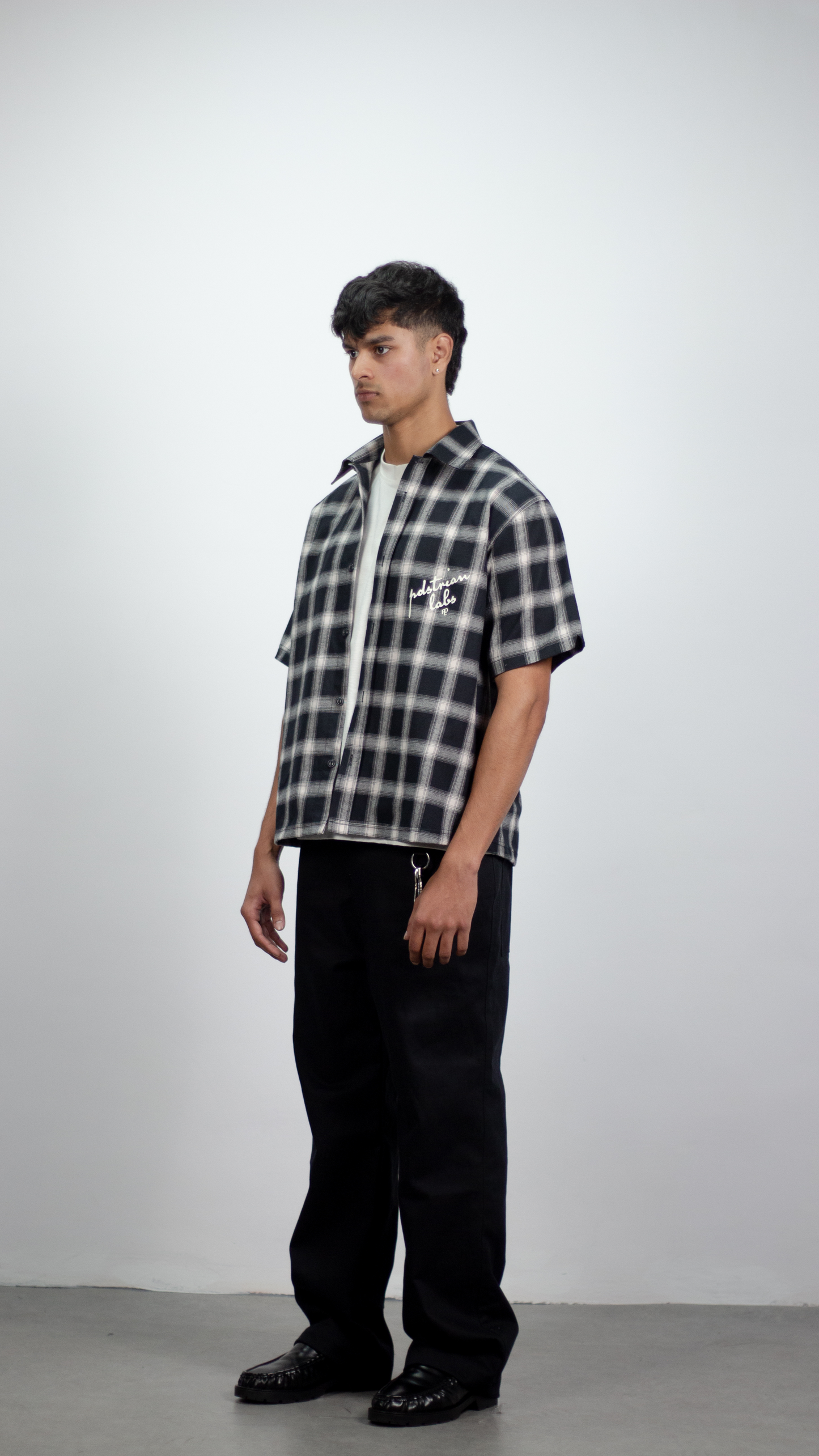 Noir Grid Shirt