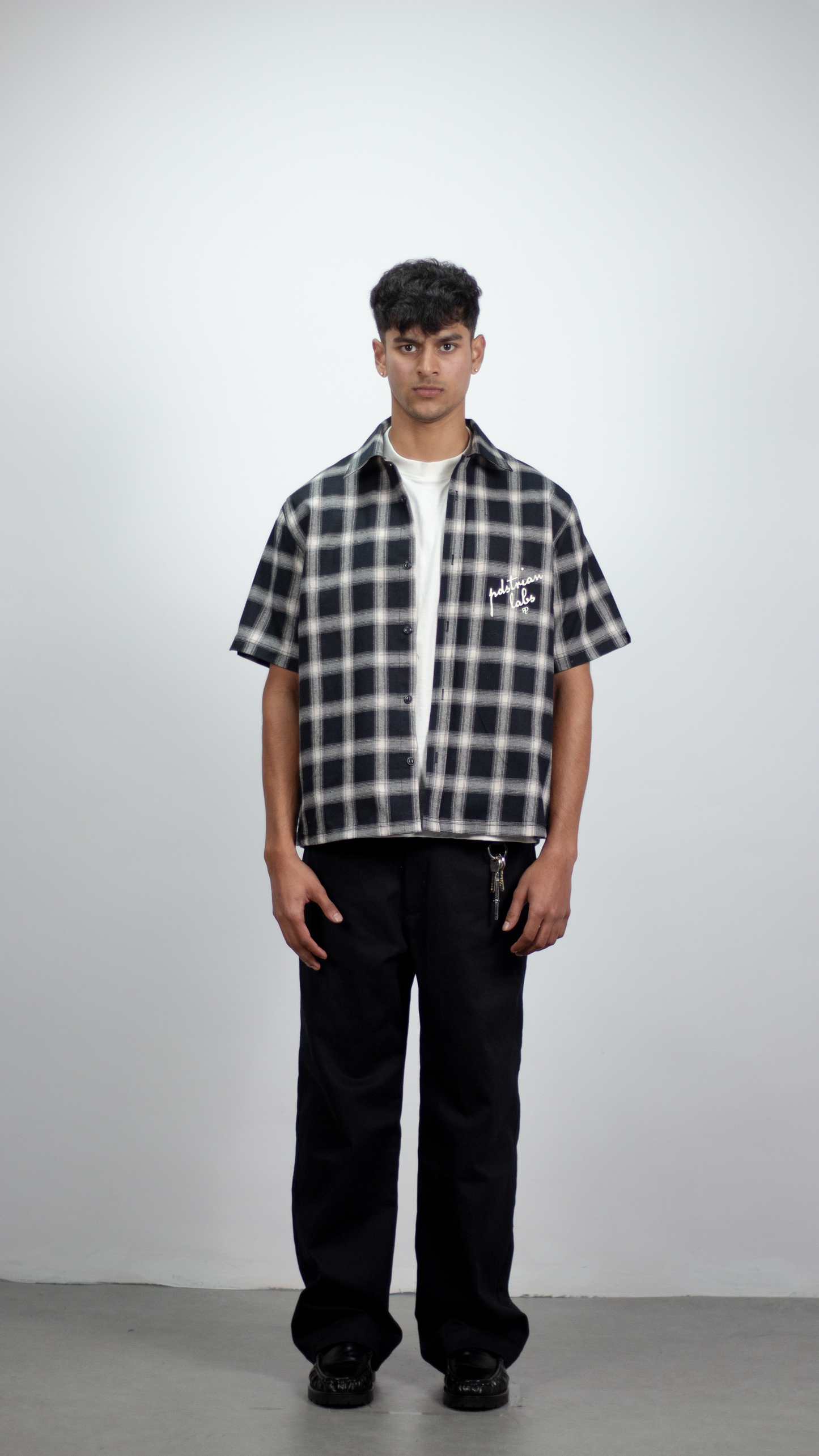 Noir Grid Shirt